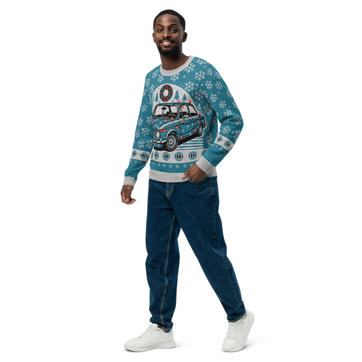 BMW 2002 Knitted Christmas Sweater in Blue!