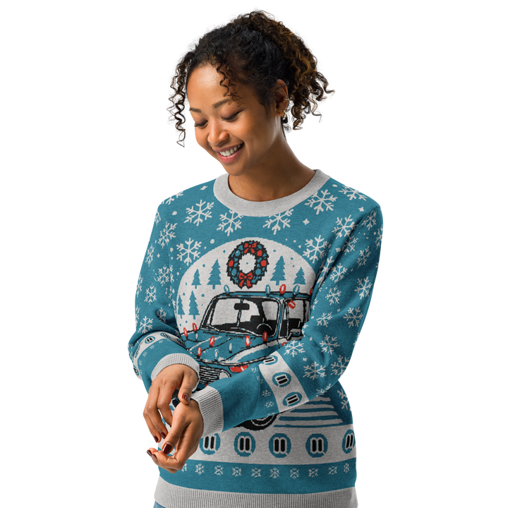 BMW 2002 Knitted Christmas Sweater in Blue!