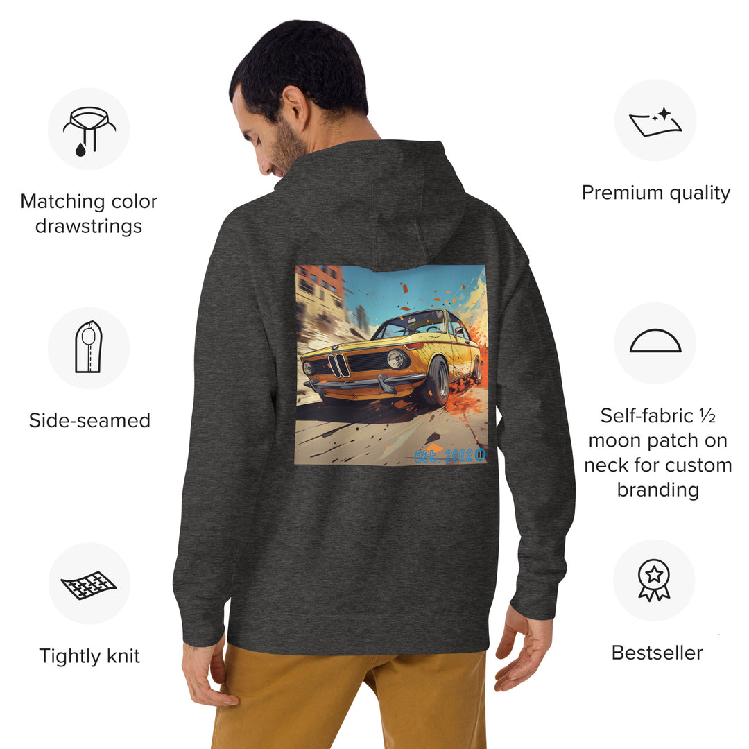 BMW 2002 Racing Through the Streets Hoodie