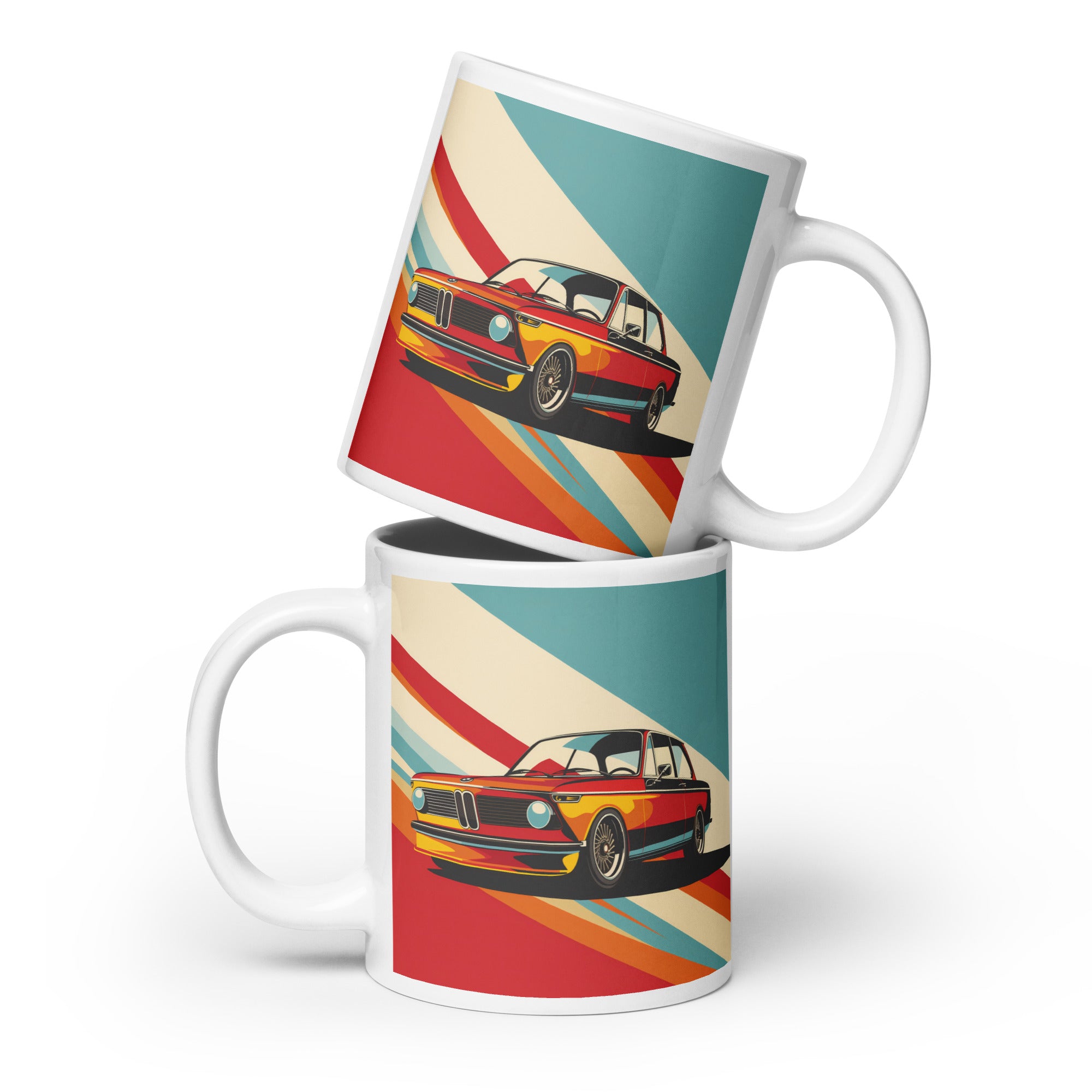 Retro Revival BMW 2002 Artistry Mug - 11oz Ceramic