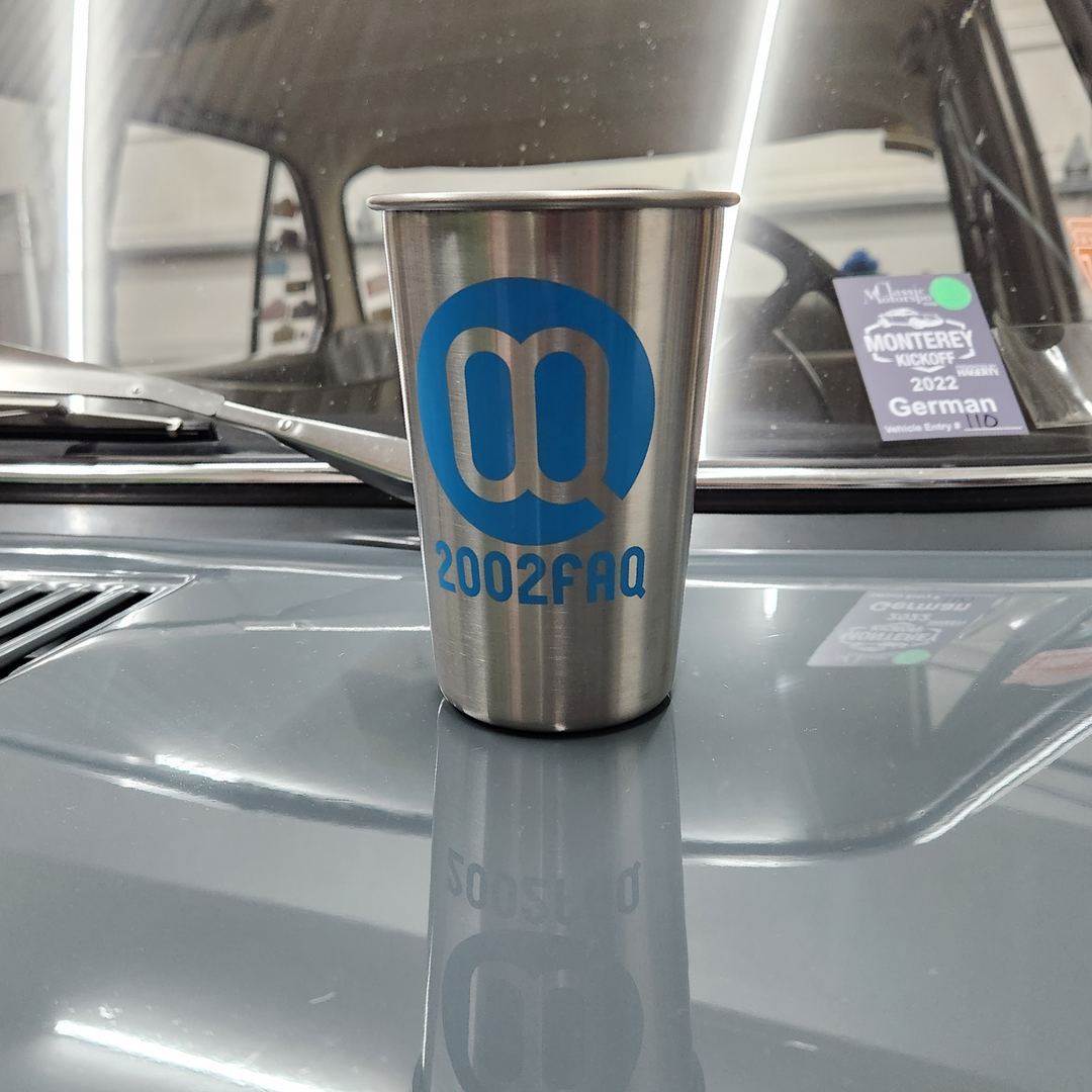 2002FAQ 16oz Stainless Steel Pint