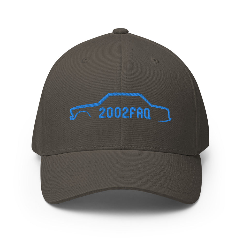 Custom BMW 2002 FAQ Flexfit Hat - Athletic Shape, Embroidered Silhouette