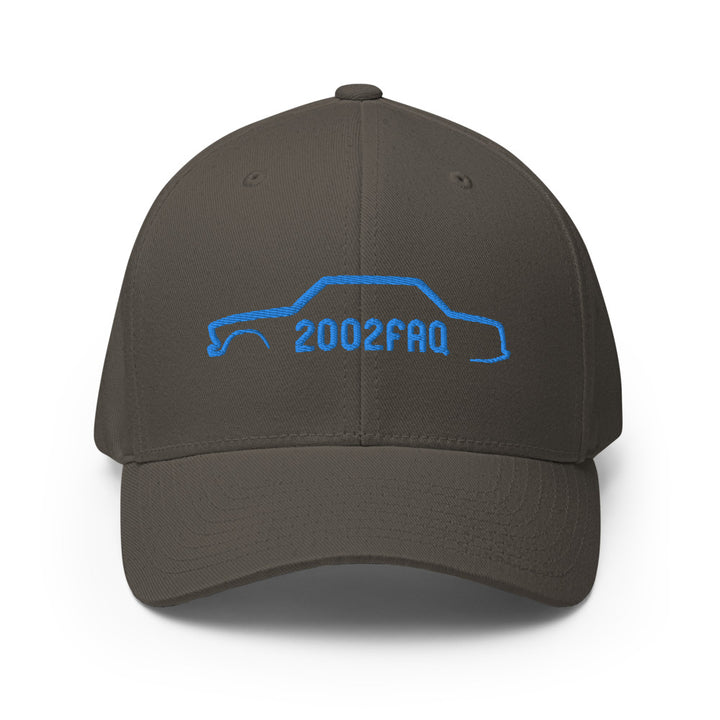 Custom BMW 2002 FAQ Flexfit Hat - Athletic Shape, Embroidered Silhouette