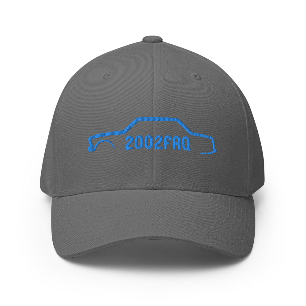 Custom BMW 2002 FAQ Flexfit Hat - Athletic Shape, Embroidered Silhouette