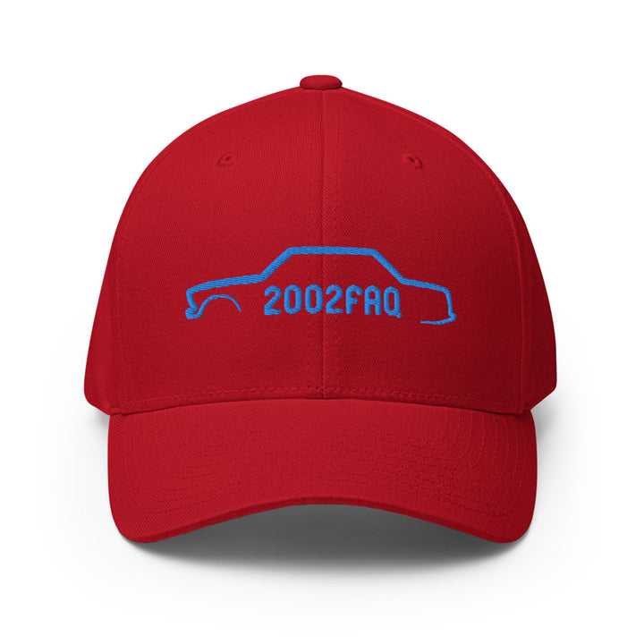Custom BMW 2002 FAQ Flexfit Hat - Athletic Shape, Embroidered Silhouette
