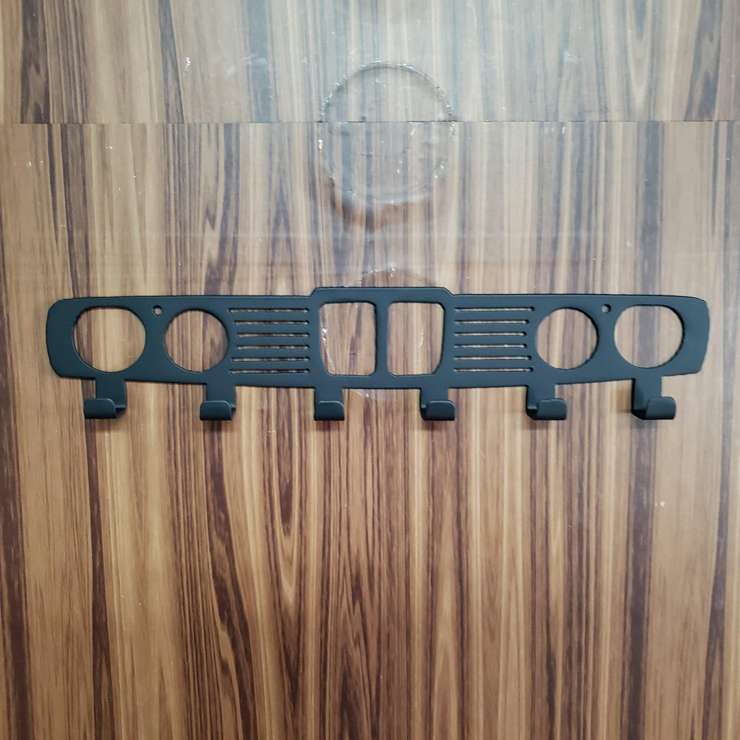 BMW E28 M5 Key Holder – Steel Wall Mounted Key Rack – Classic Euro Car Organizer 12"x4"