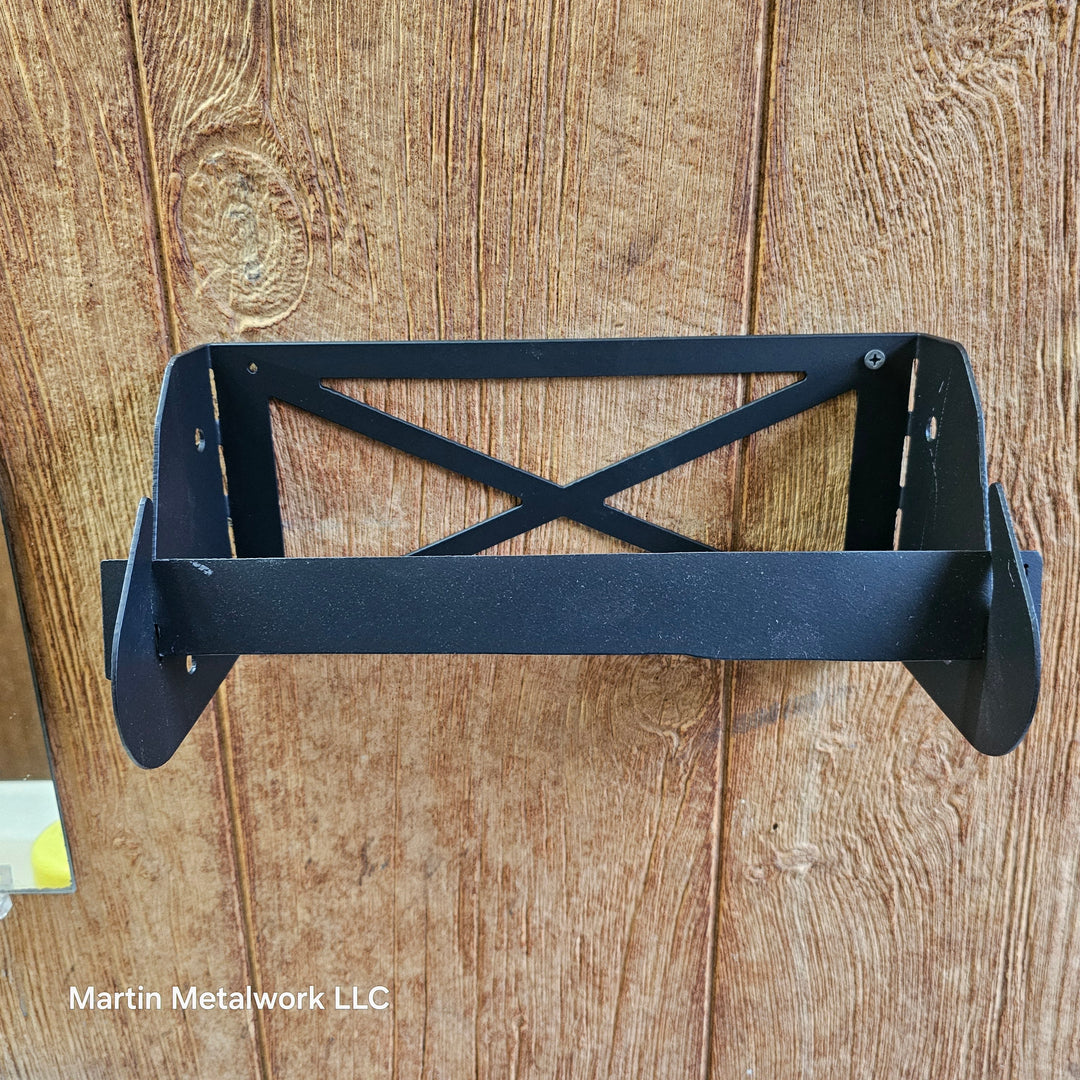 Steel Wall Mounted Paper Towel Holder – Fits Standard &amp; Oversized Rolls