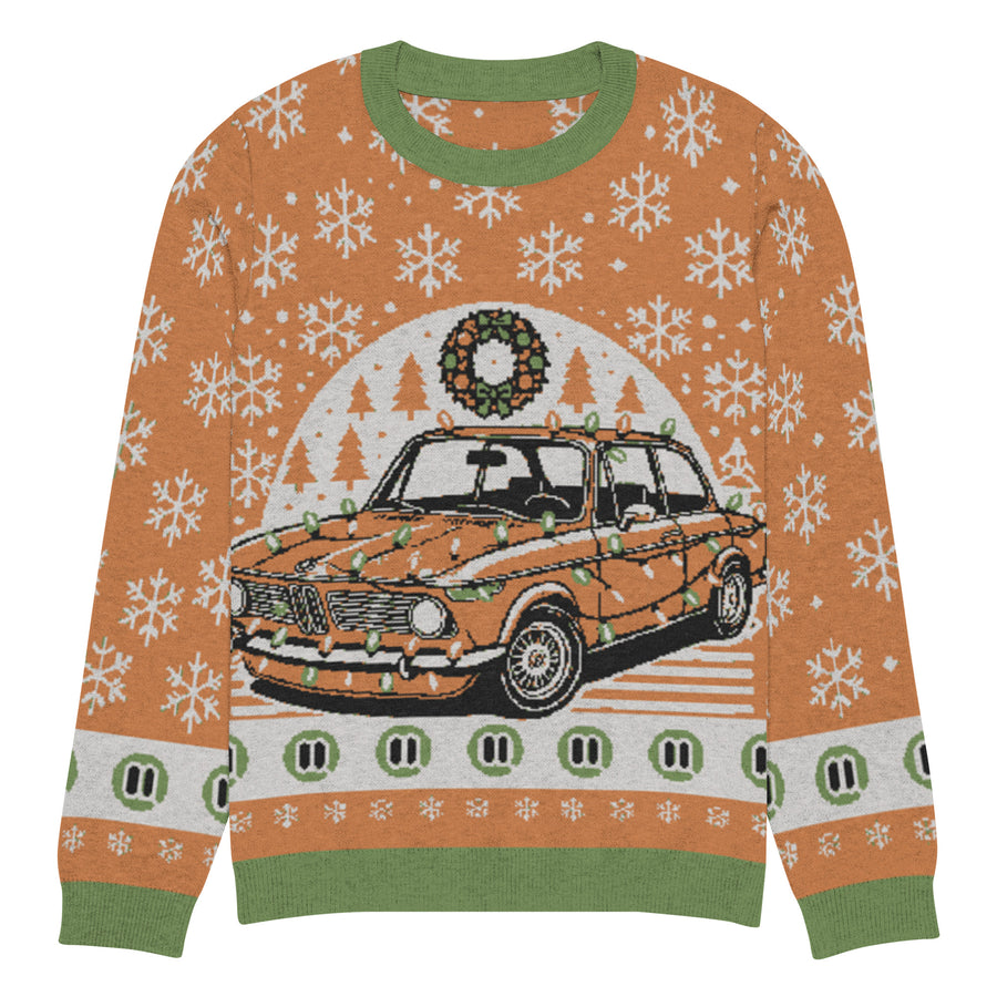 BMW 2002 Knitted Christmas Sweater in Orange! – 2002FAQ