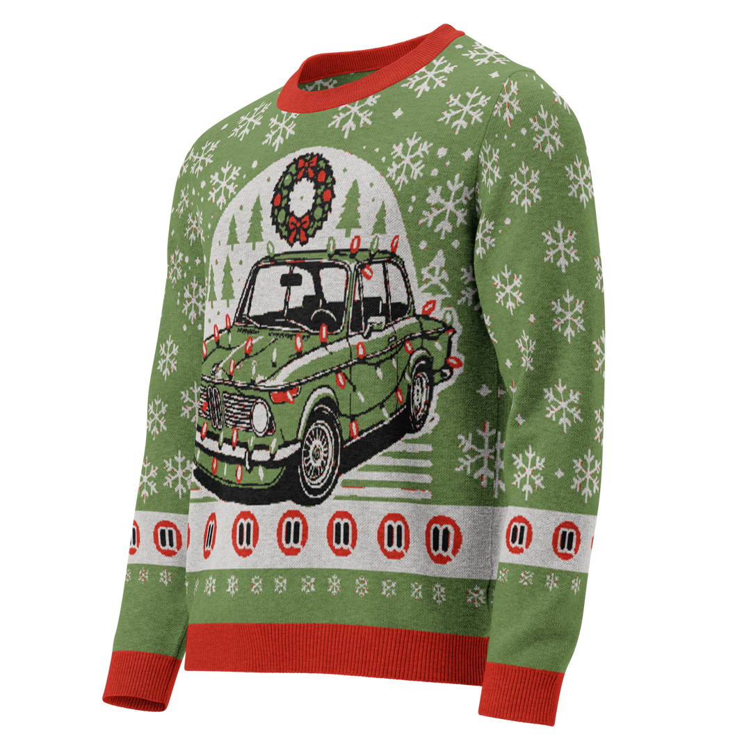 BMW 2002 Knitted Christmas Sweater in Green!