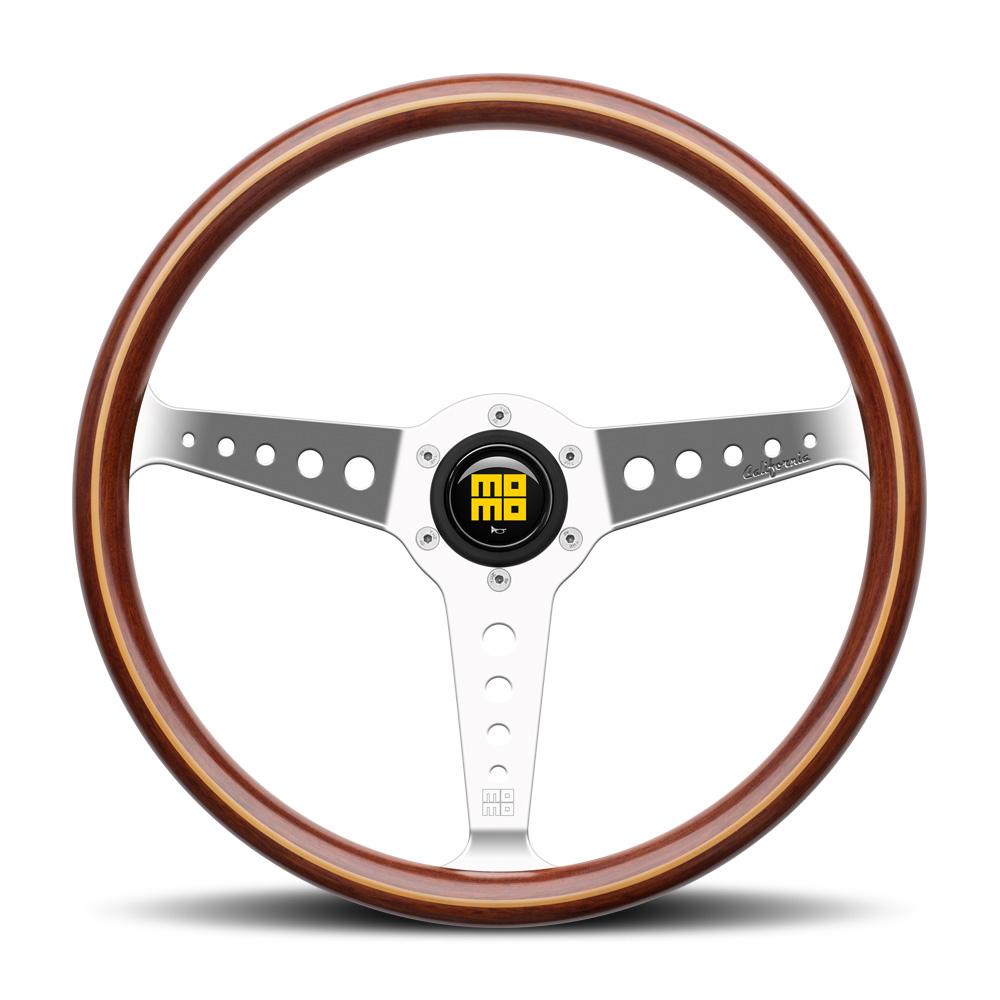Momo Heritage California Wood Steering Wheel - Classic BMW Steering Wheel