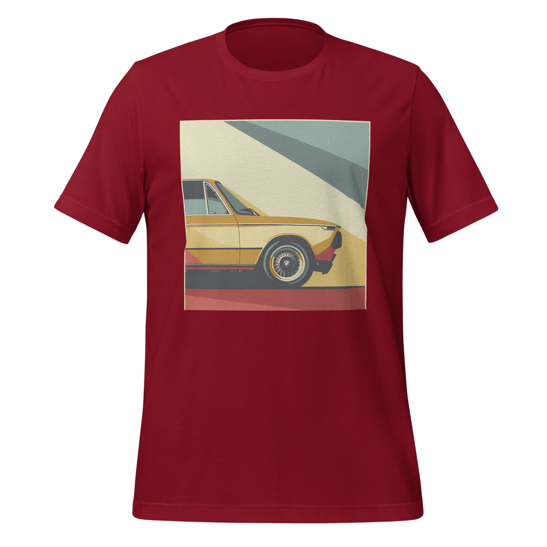 BMW 2002 Bauhaus-Inspired T-Shirt – A Bold Tribute for Vintage Car Lovers