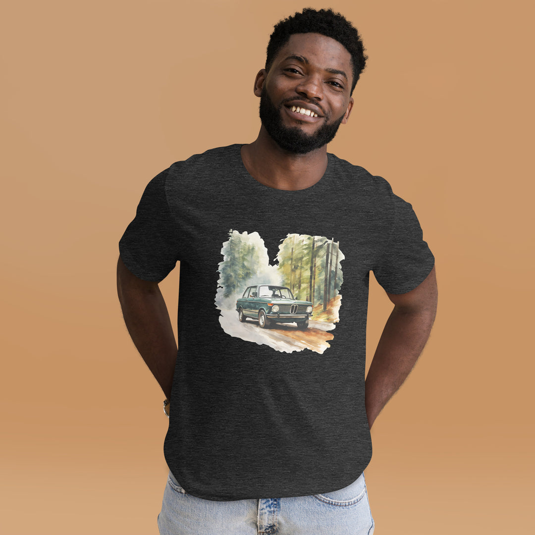 Watercolor BMW 2002 Forest Drive T-Shirt