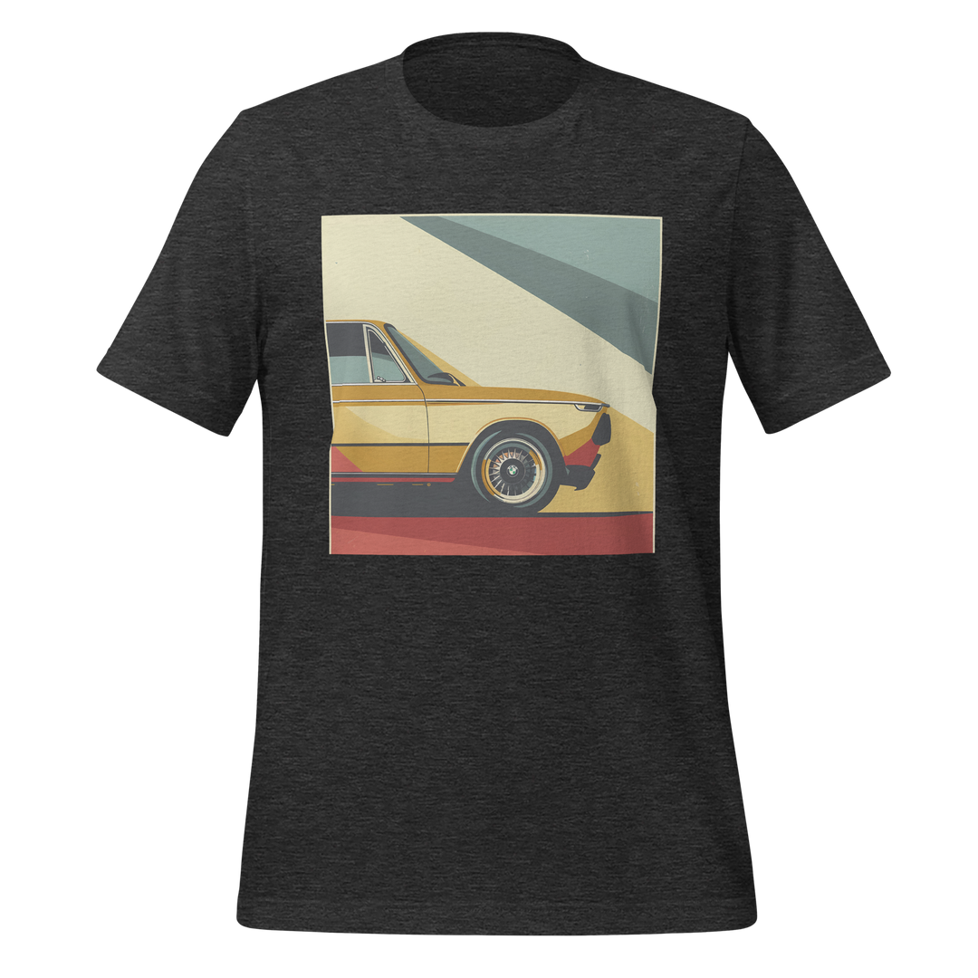 BMW 2002 Bauhaus-Inspired T-Shirt – A Bold Tribute for Vintage Car Lovers