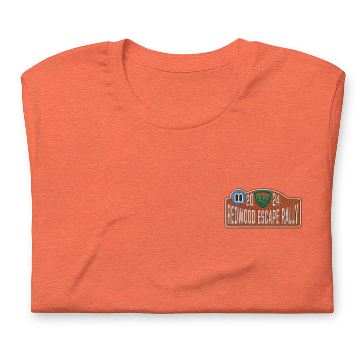 Redwood Escape Rally 2024 Embroidered T-Shirt