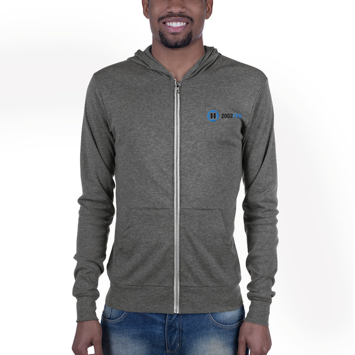 Rev Up Your Style with Our Embroidered BMW 2002 FAQ Zip-Up Hoodie!