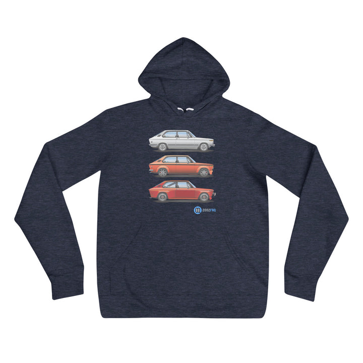 BMW 2002 FAQ Hoodie featuring Three Tourings in Unique Styles