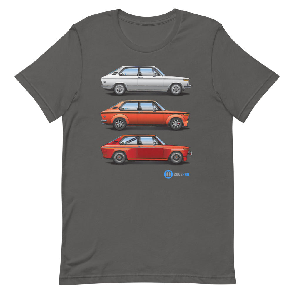 Custom BMW 2002 Touring T-Shirt with 3 Iconic Styles