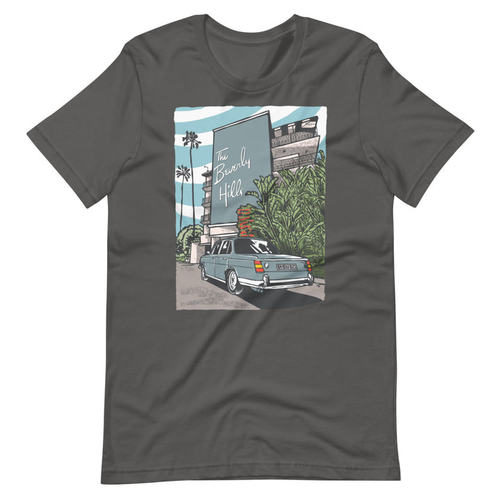 Beverly Hills Hotel BMW Neue Klasse T-Shirt - Stay Cool and Stylish