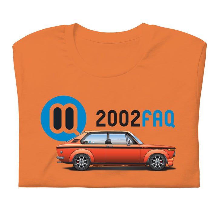 Custom Alpina BMW 2002 Touring T-Shirt in Orange